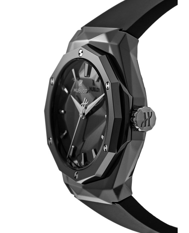 Hublot Classic Fusion Orlinski Black Magic Black Dial Rubber Strap Men s Watch 550.CS.1800.RX.ORL21