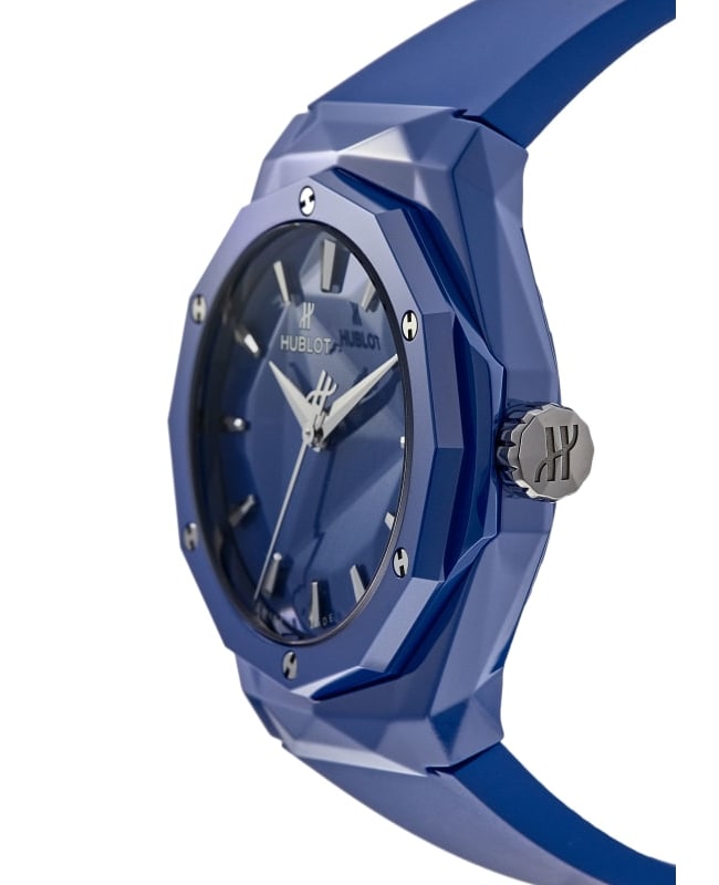 Hublot Classic Fusion Orlinski Blue Dial Rubber Strap Men's Watch