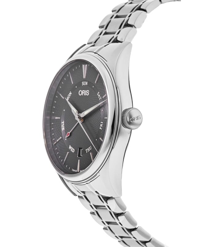Oris Artelier Pointer Day Date Automatic Grey Dial Stainless