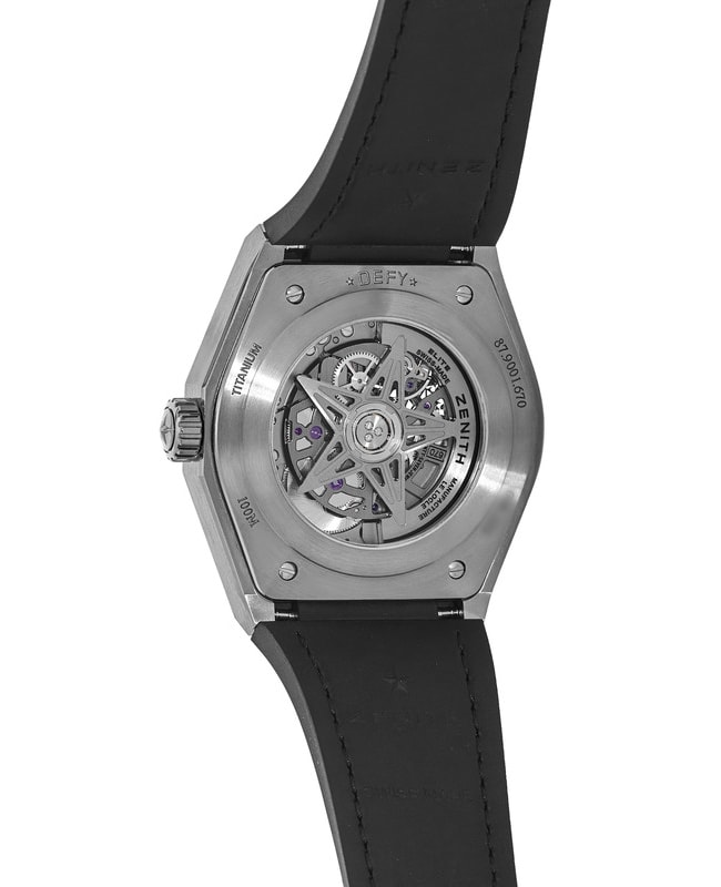 Zenith Defy Classic Automatic Skeleton Dial Carbon Fiber Men's Watch 10.9001.670/80.M9000 10900167080M9000