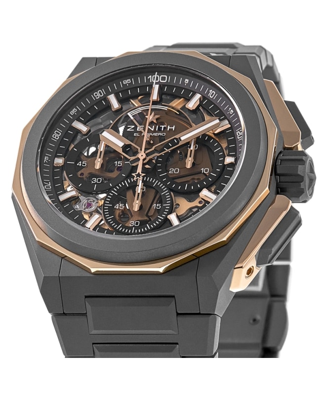【保証書付】 Extreme Defy Zenith Skeleton Men's Titanium Gold Rose Dial 保温・保冷器具