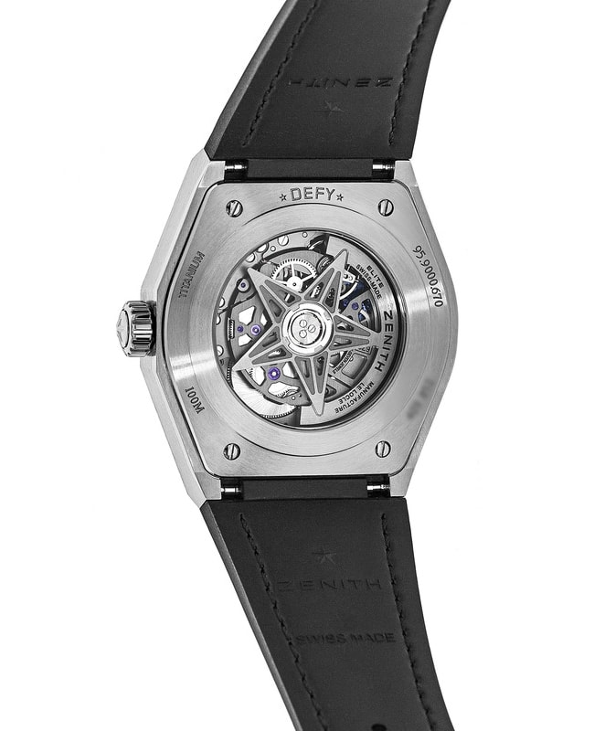 Zenith Defy Classic Skeleton Dial Titanium Mens Watch 95.9000.670