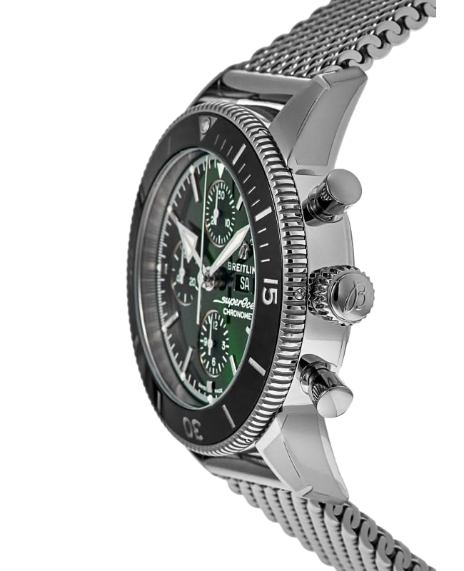 Breitling superocean heritage ii chronograph 46 green dial limited edition store