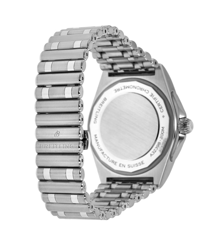 Breitling Chronomat Automatic GMT 40 Blue Dial Stainless Steel Men's Watch A32398101C1A1 4