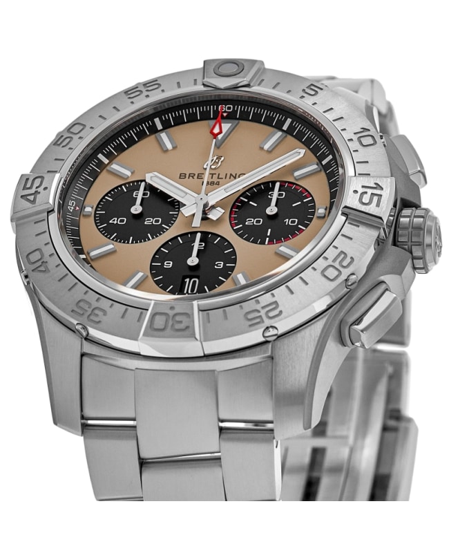 Breitling Avenger B01 Chronograph 44 Brown Dial Stainless Steel Men's Watch AB0147101A1A1 2