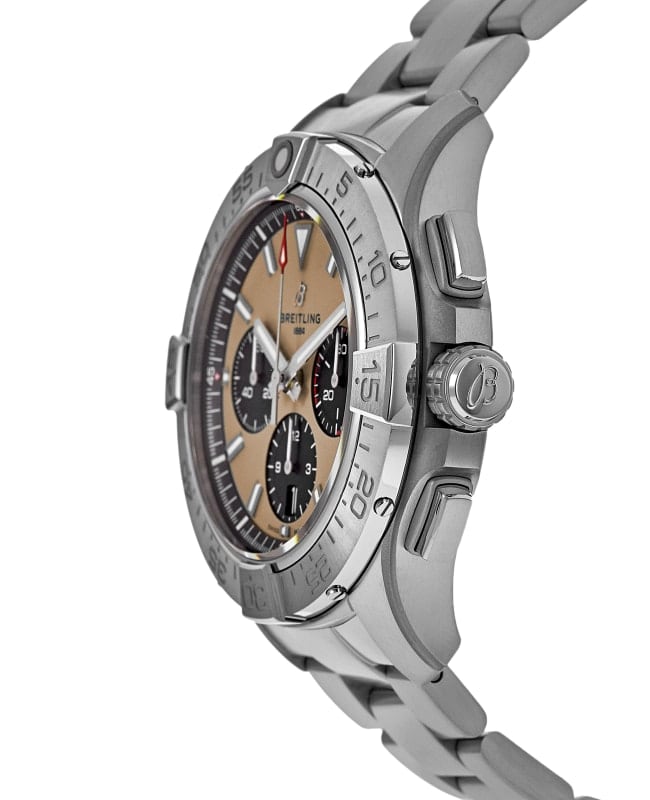 Breitling Avenger B01 Chronograph 44 Brown Dial Stainless Steel Men's Watch AB0147101A1A1 3