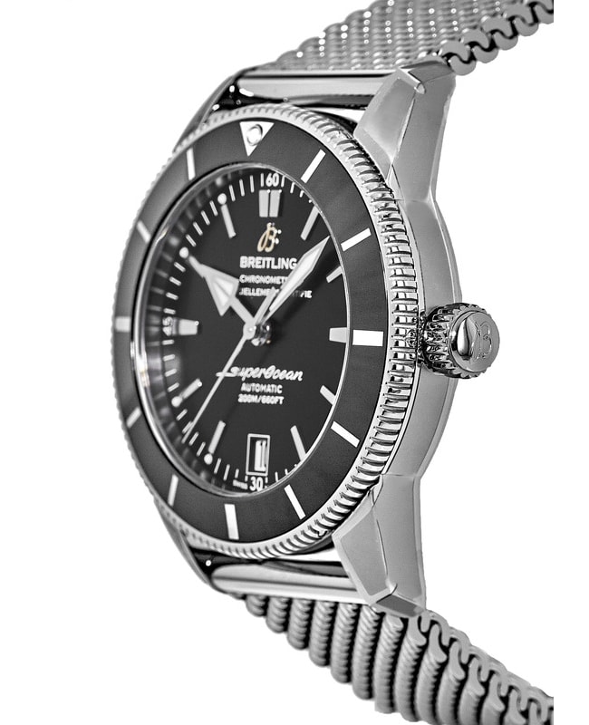 Breitling Superocean Heritage Automatic 42 Black Dial Stainless Steel Men's Watch AB2010121B1A1 3