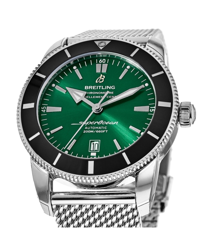 Breitling superocean heritage green clearance
