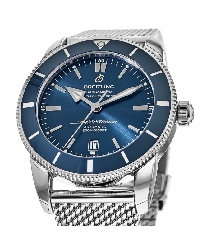 Breitling Superocean Heritage Automatic 46 Blue Dial Stainless Steel Men's Watch AB2020161C1A1 2