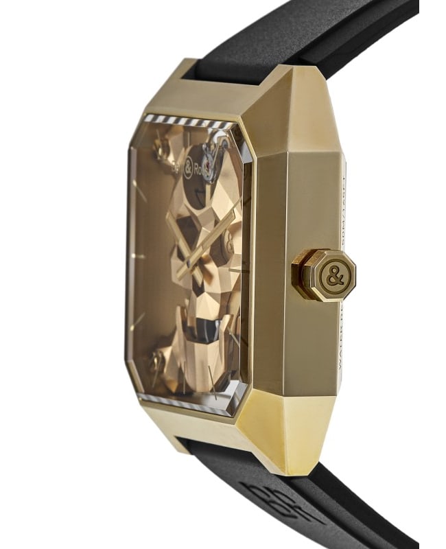 Bell & Ross BR 01 Cyber Skull Limited Edition Bronze Rubber Strap