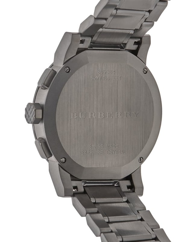 Burberry watch men's swiss chronograph hotsell