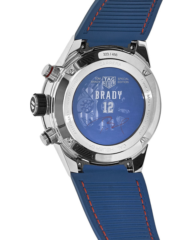 Tag Heuer Carrera Tom Brady Limited Edition Men's Sport Watch CAR201R.FT6120 - CAR201R-FT6120