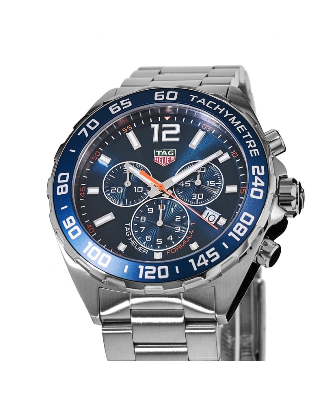 Tag Heuer Formula 1 Quartz Chronograph Blue Dial Steel Men's