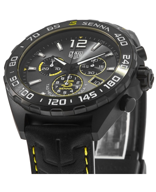 Tag Heuer Formula 1 X Senna Chronograph Quartz Grey Dial Men's Watch  CAZ101AJ-FC6487 CAZ101AJ.FC6487 - Watches, Formula 1 Senna Edition -  Jomashop