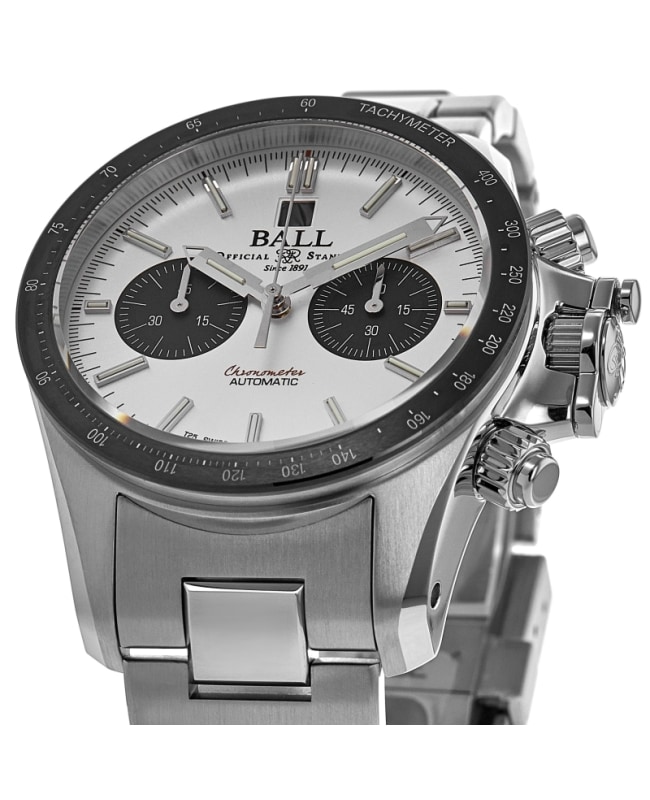 Ball Engineer Hydrocarbon Racer Chronograph Silver Dial Men s Watch CM2198C S1CJ SL