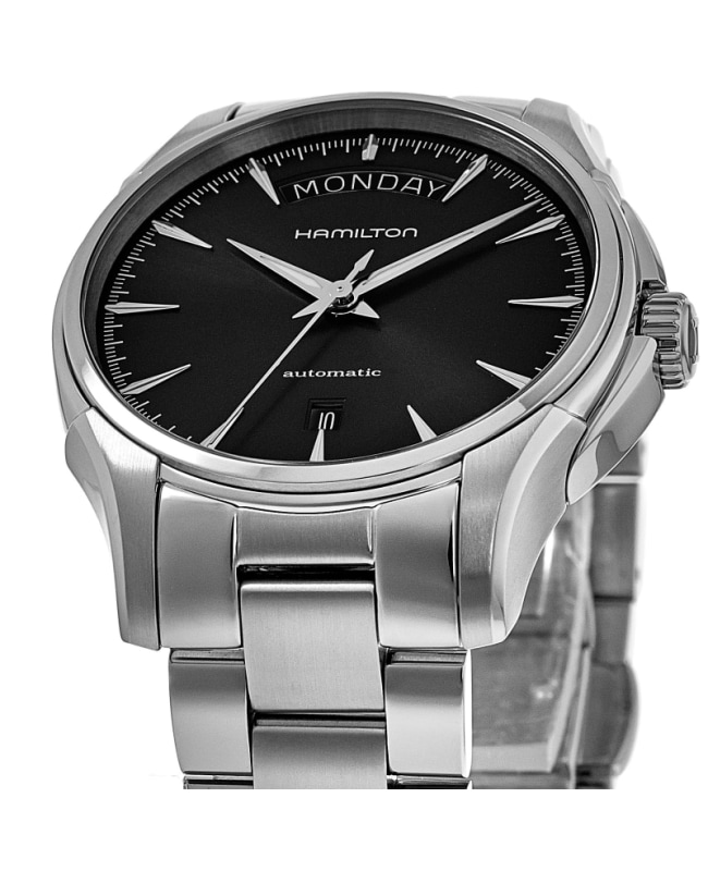Hamilton Jazzmaster Day Date Auto Black Dial Stainless Steel Men's