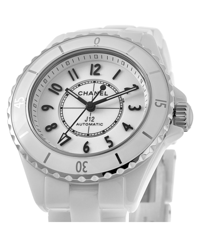 Chanel J12 White Dial Ceramic Women's Watch H5699