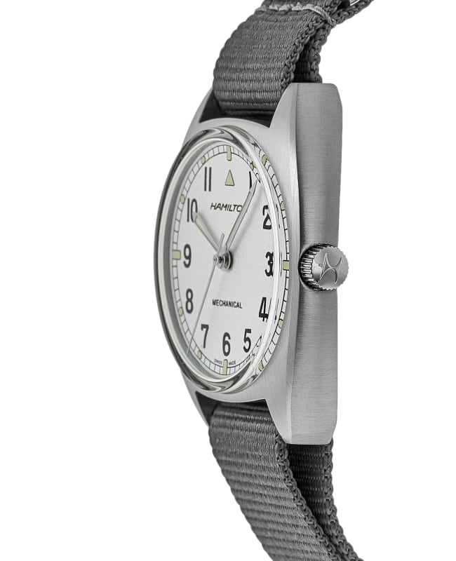 Hamilton Khaki Aviation Pilot Pioneer Mechanical Silver Dial Fabric Strap  Unisex Watch H76419951