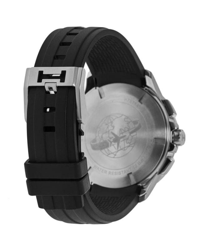 Hamilton Khaki Aviation Worldtimer Chrono Quartz Black Dial Hamilton Khaki Aviation Worldtimer Chrono Quartz Black Dial