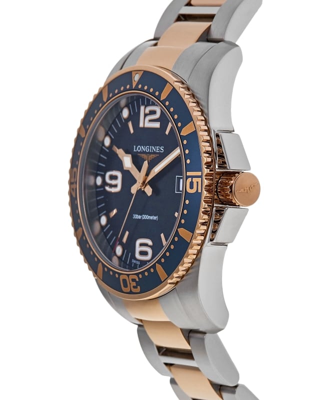 Longines HydroConquest Quartz 41mm Blue Dial Two Tone Steel Men s Watch L3.740.3.98.7