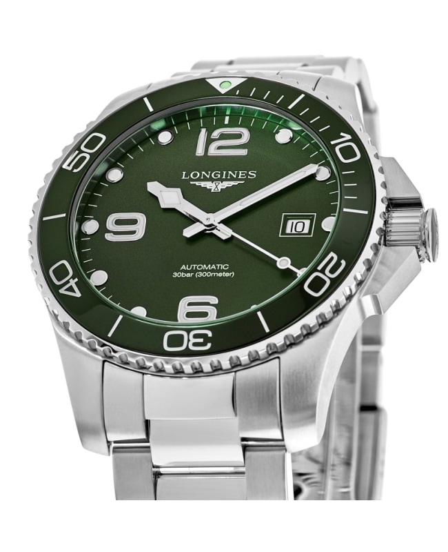 Longines hydroconquest automatic green hot sale