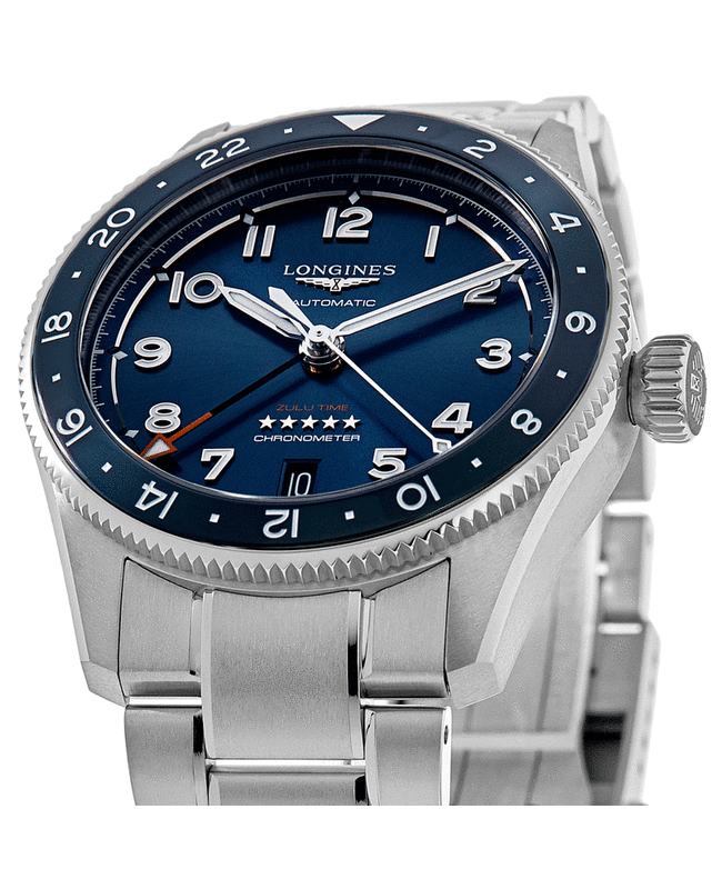 Longines Spirit Zulu Time Men's Watch L3.802.4.93.6 | WatchMaxx