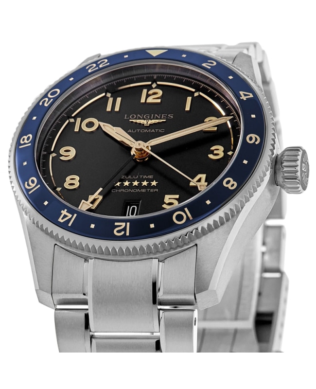 Longines Spirit Zulu Time Men's Watch L3.812.4.60.6 | WatchMaxx