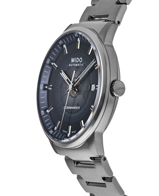Mido Commander Gradient Blue Dial Steel Men's Watch M021 Mido Commander Gradient Blue Dial Steel Men's Watch M021