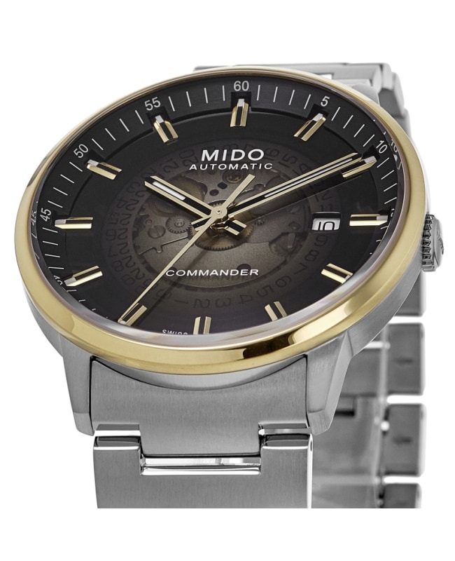 Mido Commander Gradient Black Dial Stainless Steel Men's Watch