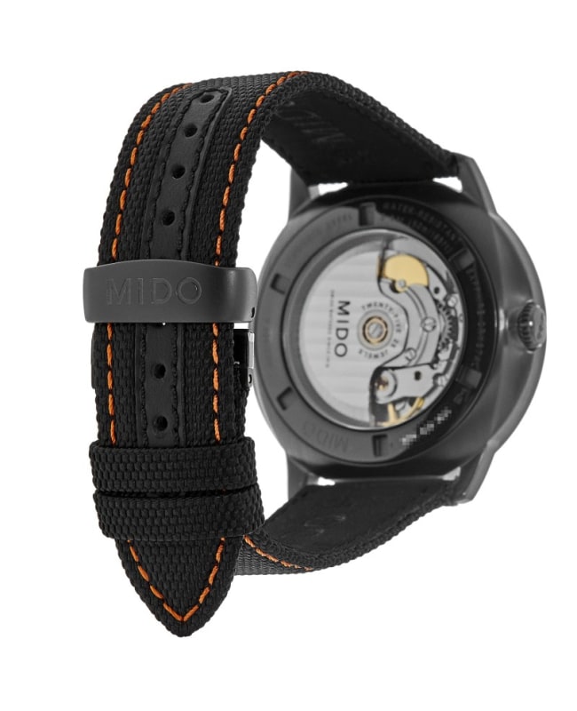 Mido Commander Gradient Black Dial Fabric Strap Men's Watch