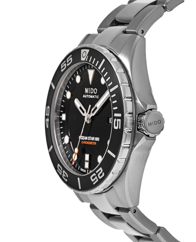 Mido Ocean Star 600 Chronometer Black Dial Steel Men s Watch M026.608.11.051.00