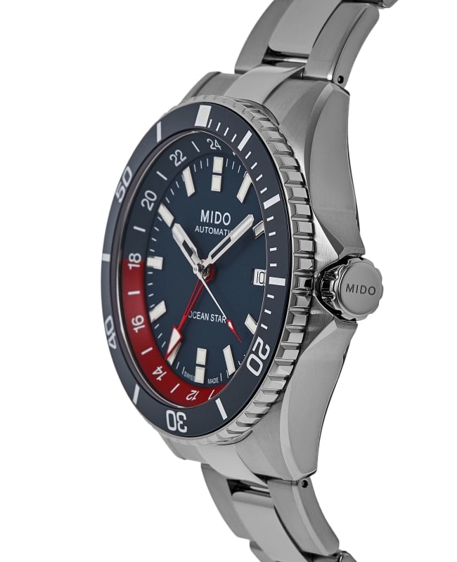 Mido Ocean Star GMT Blue Dial Steel Men's Watch M0266291104100