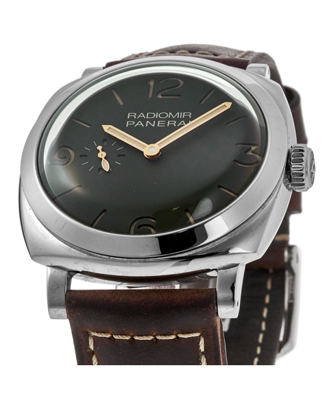 Panerai Radiomir 1940 Green Dial Brown Leather Strap Men s Watch PAM00995 PO