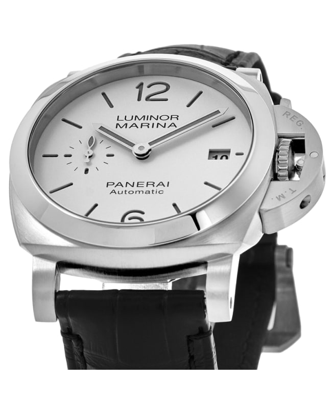 Panerai Luminor Quaranta Automatic White Dial Leather Strap Panerai Luminor Quaranta Automatic White Dial Leather Strap