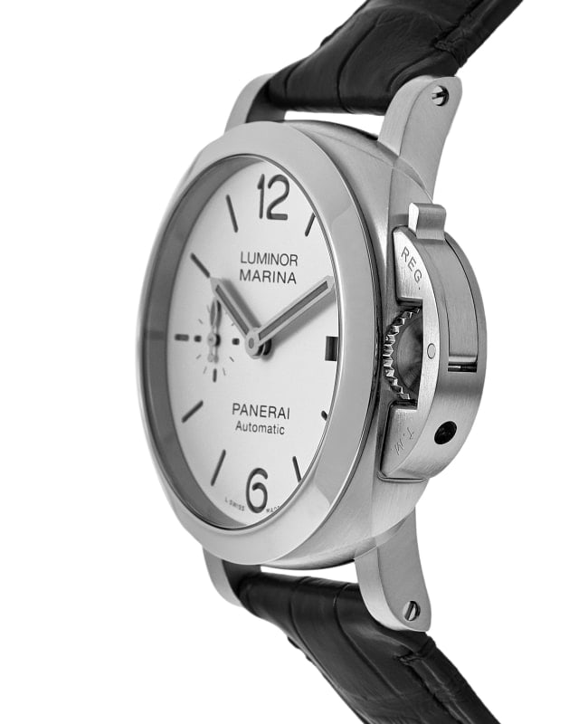 Panerai Luminor Quaranta Automatic White Dial Leather Strap Panerai Luminor Quaranta Automatic White Dial Leather Strap