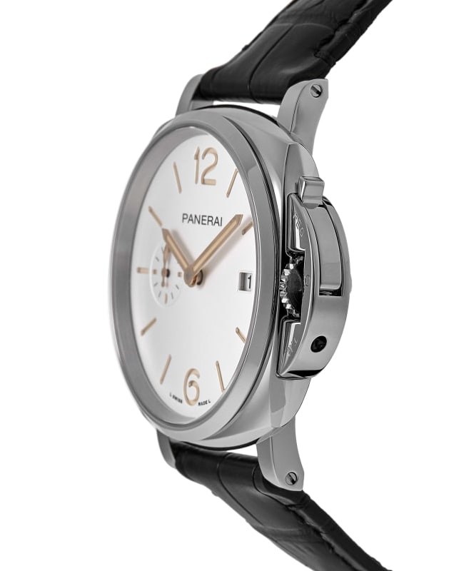 Panerai Luminor Due 42mm Automatic White Dial Leather Strap Panerai Luminor Due 42mm Automatic White Dial Leather Strap