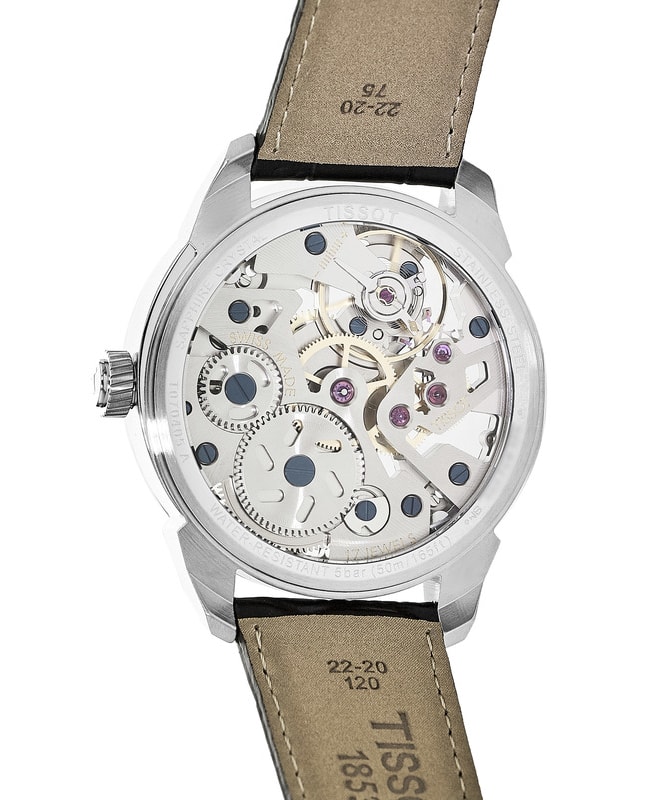 Tissot T-Complication Squelette Mechanical Skeleton Dial Men's Watch  T070.405.16.411.00