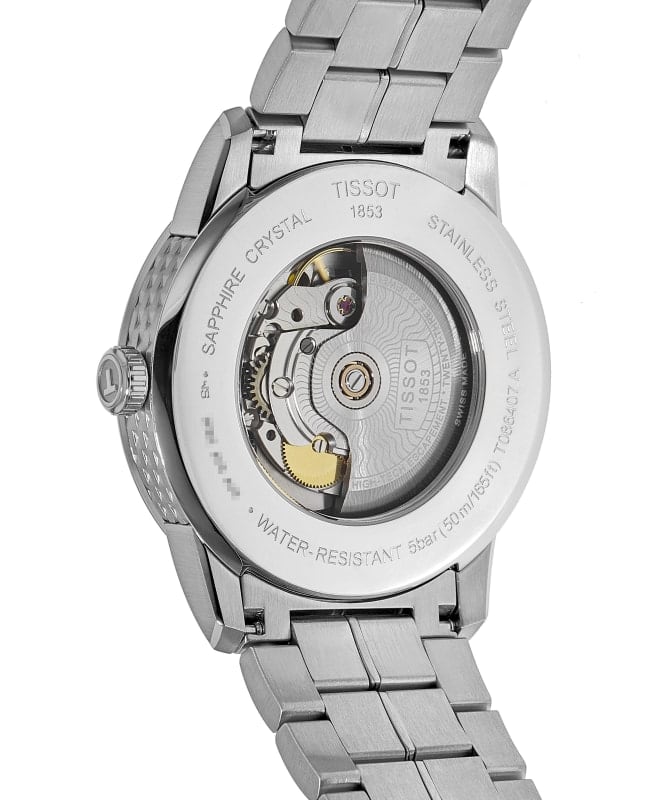 Tissot Luxury Luxury Automatic Powermatic 80 Grey Dial Steel Men s Watch T086.407.11.061.00