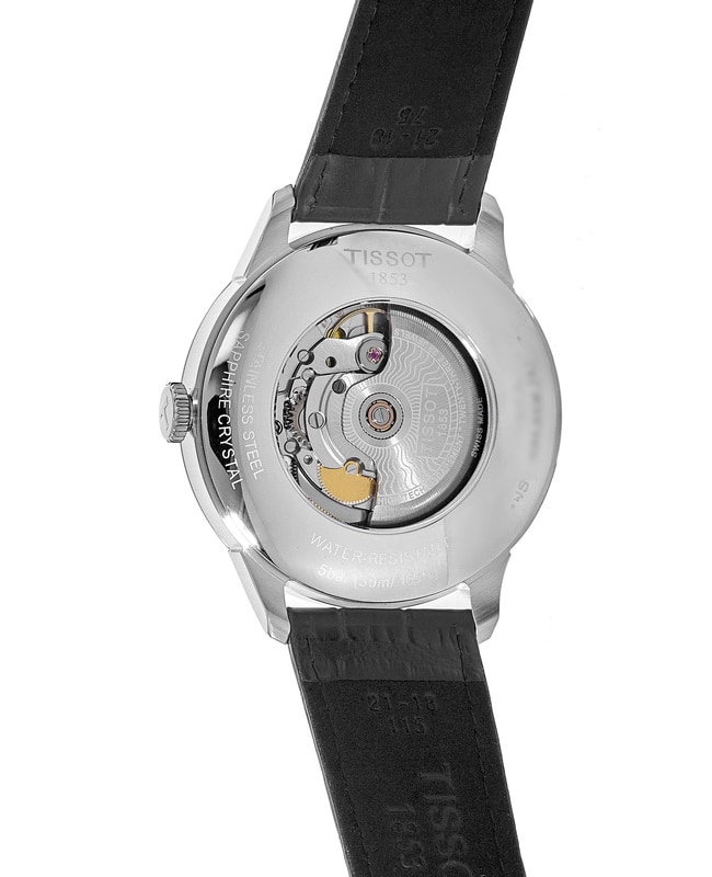 Tissot Chemin Des Tourelles Powermatic 80 Silver Dial Leather