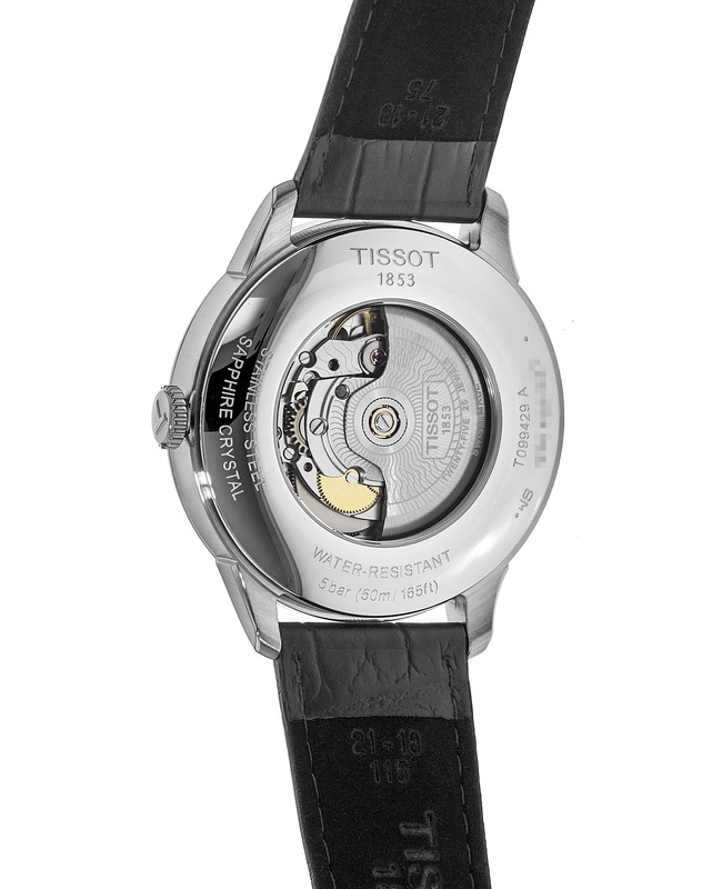 Tissot Chemin Des Tourelles Black Dial Leather Strap Men's Tissot Chemin Des Tourelles Black Dial Leather Strap Men's