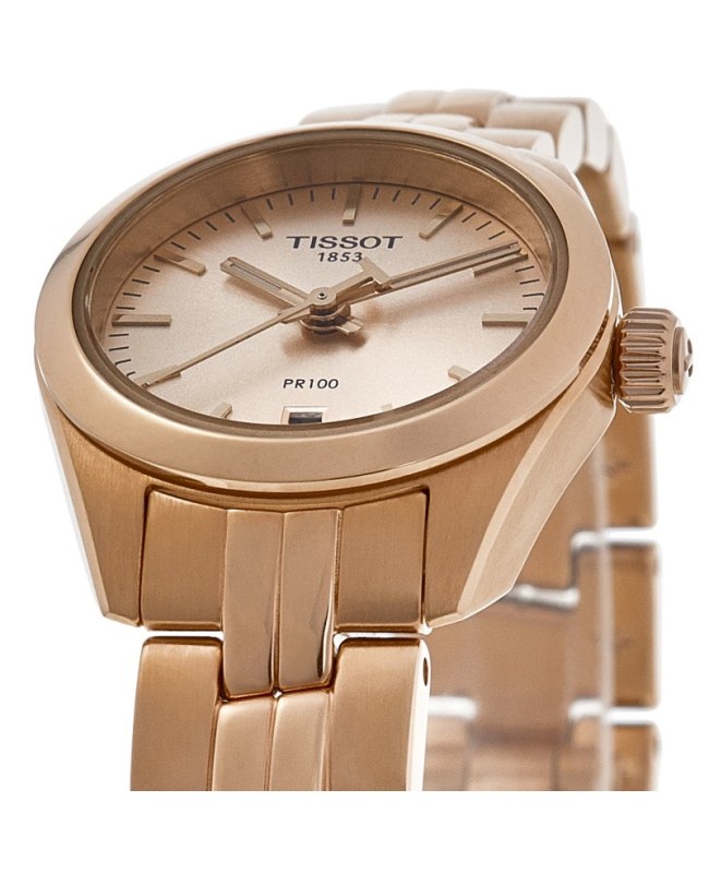 Tissot pr 100 clearance lady gold