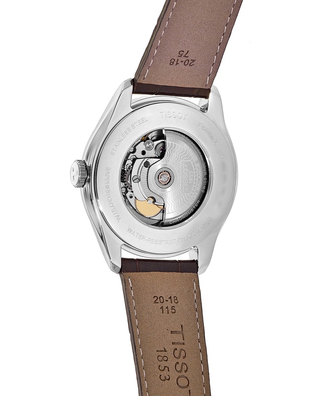 Tissot Ballade Automatic Silver Dial Brown Leather Strap Tissot Ballade Automatic Silver Dial Brown Leather Strap