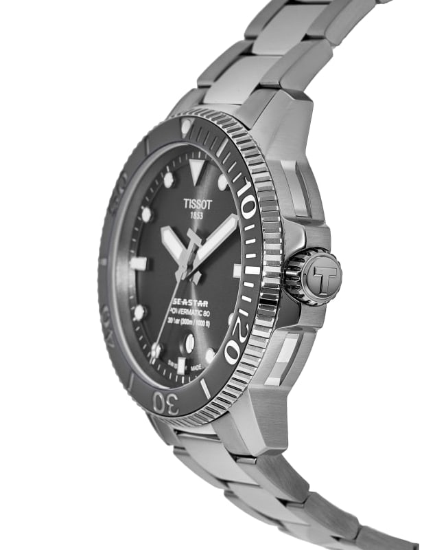 Tissot Seastar 1000 Grey Dial Steel Men s Watch T120.407.11.081.01