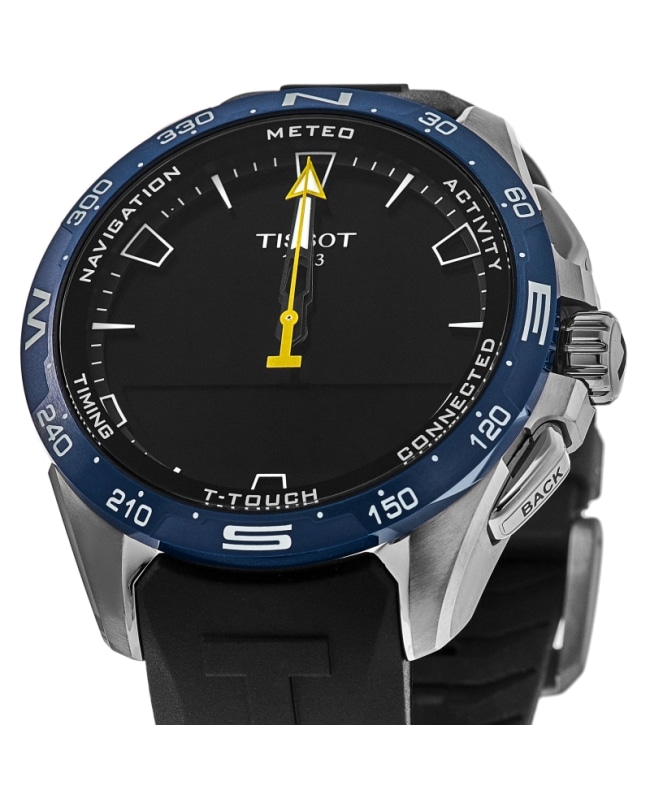 Tissot T Touch Connect Solar Jungfraubahn Swiss Edition Black Dial Rubber Strap Men s Watch T121.420.47.051.05