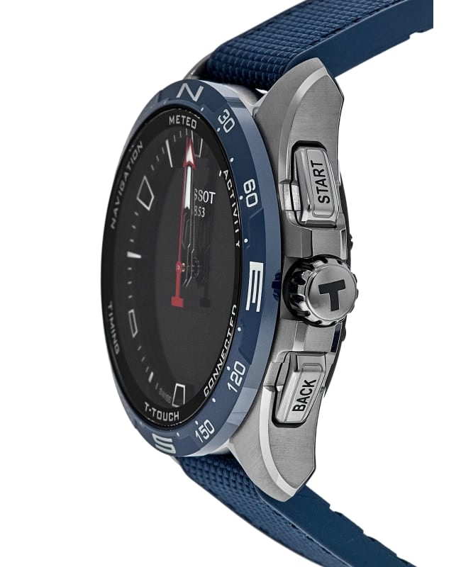 Tissot T Touch Connect Solar Black Dial Fabric Strap Men s Watch