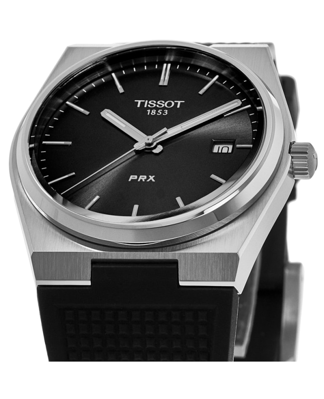 TISSOT ブラック ダイバーズウォッチ ティソの機械式ダイバーズウォッチに日本限定セット、革ベルト