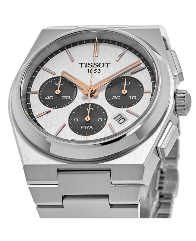 Tissot chronograph white dial hotsell