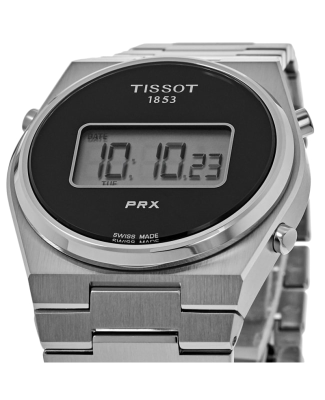 TISSOT PRX Digital 40MM Quartz SS Black Men's Watch T137.463.11.050.00, Fast & Free US Shipping