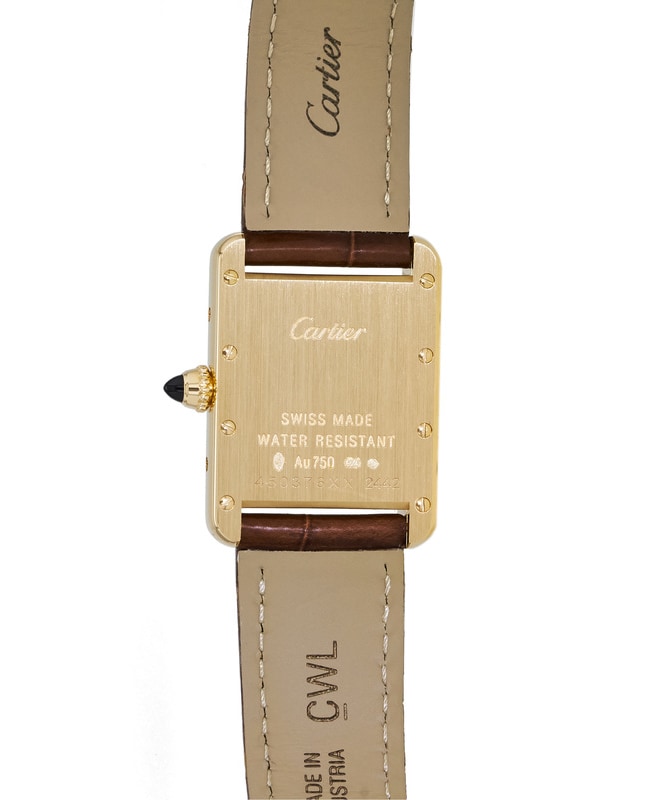 Cartier Tank Louis W1529856 18K Yellow Gold Ladies Watch