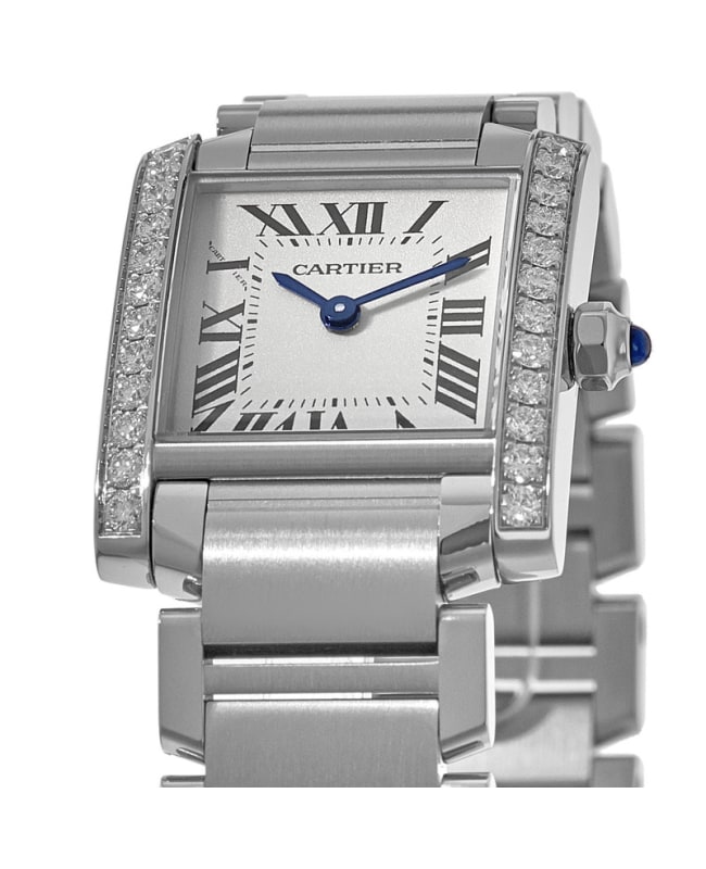 Cartier Tank Francaise Silver Dial Women's Watch W4TA0008 3